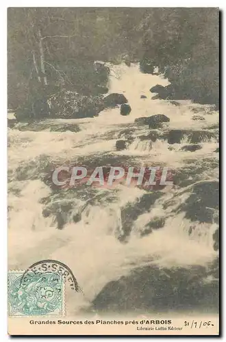 Cartes postales Grandes sources des Plaches pres d'Arbois