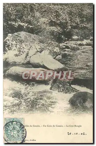 Cartes postales Vallee du Cousin Le Crot Rougie