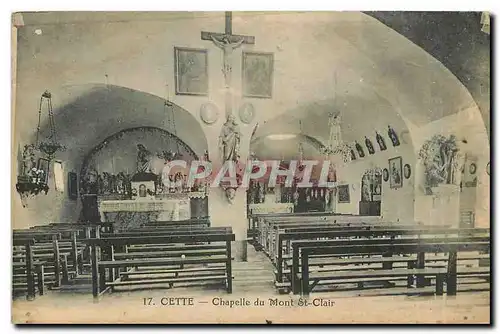Cartes postales Cette  Chappelle du Mont St Clair