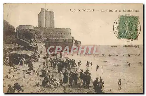 Ansichtskarte AK Fouras la plage et le Semaphore