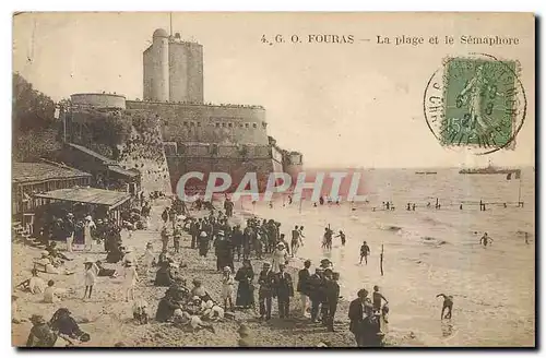 Cartes postales Fouras la plage et le Semaphore
