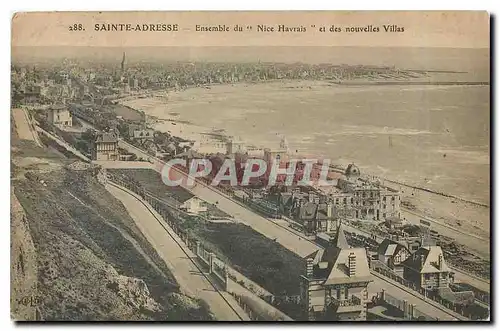 Cartes postales Sainte Adresse ensemble du Nice Harvais et des nouvelles Villas