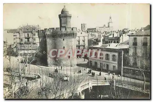 Cartes postales moderne Perpignan Castillet et Cathedrale