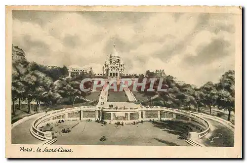 Cartes postales Paris Le Sacre Coeur