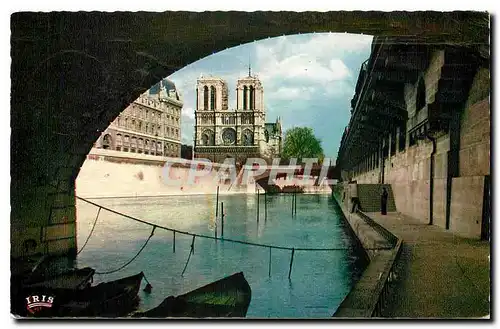 Moderne Karte Paris Promenade sous les Ponts