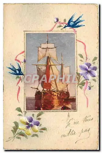 Cartes postales Bateau Voilier