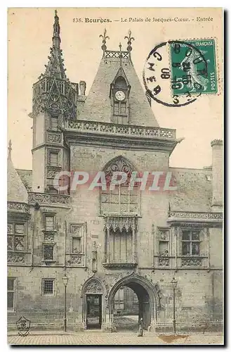 Cartes postales Bourges Le Palais de Jacques Coeur Entree