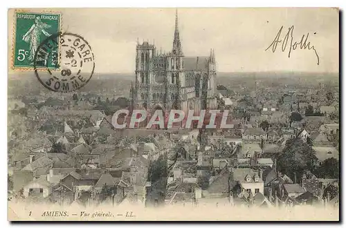 Cartes postales Amiens Vue generale