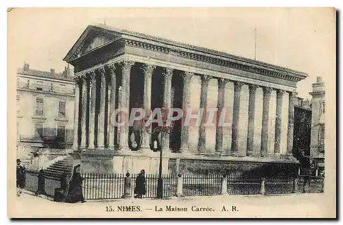 Ansichtskarte AK Nimes La Maison Carree