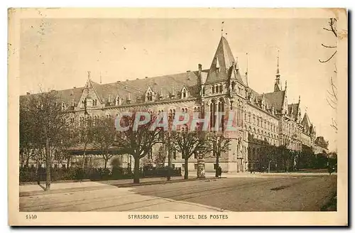 Ansichtskarte AK Strasbourg L'Hotel des Postes