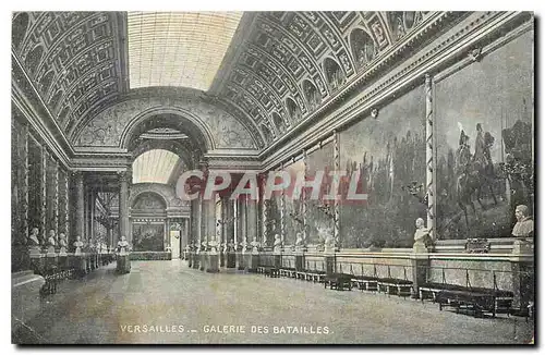 Cartes postales Versailles Gallerie des Batailles