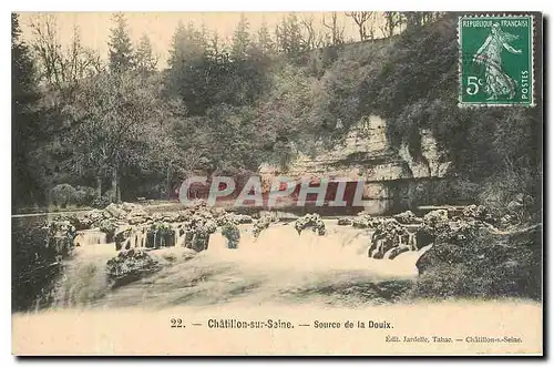 Cartes postales Chatillon sur Seine Source de la Douix