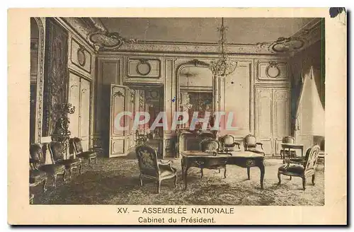Cartes postales Assemblee Nationale Cabinet du President