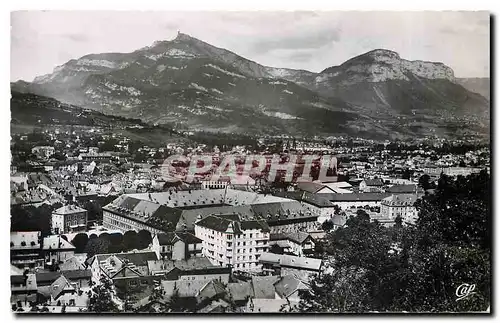 Moderne Karte Chambery Vue generale et le Nivolet