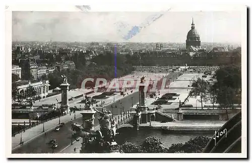 Ansichtskarte AK Paris Pont Alexandre III et Esplanade des Invalides