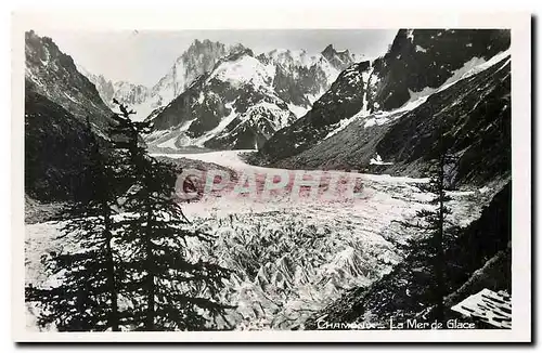 Cartes postales moderne Chamonix La Mer de Glace