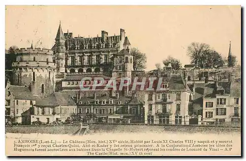 Cartes postales Amboise L et L Le Chateau Mon hist