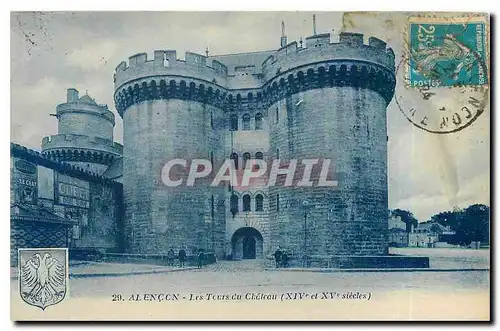 Cartes postales Alencon Les Tours du Chateau