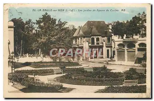 Cartes postales La Baule sur Mer L Inf Les Jardins du Square du Casino