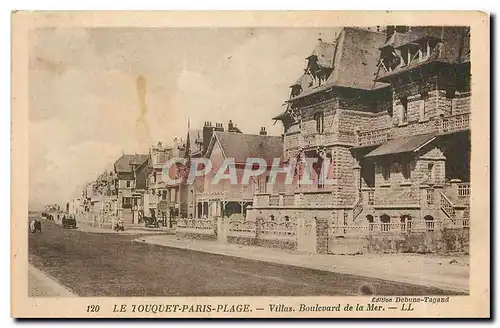 Cartes postales Le Touquet Paris Plage Villas Boulevard de la Mer