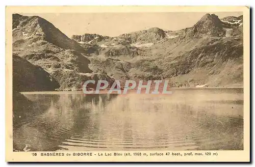 Ansichtskarte AK Bagneres de Bigorre Le Lac Bleu