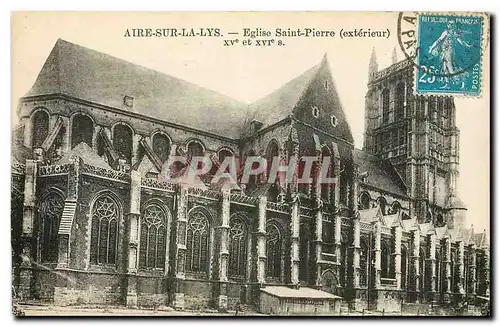 Ansichtskarte AK Aire sur la Lys Eglise Saint Pierre Exterieur