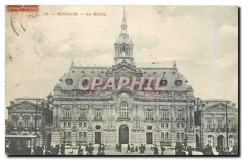 Cartes postales Roubaix La Mairie
