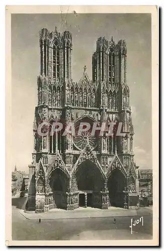 Cartes postales Reims Marne La Cathedrale