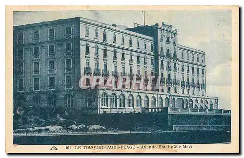 Cartes postales Le Touquet paris Plage Atlantic Hotel Cote Mer