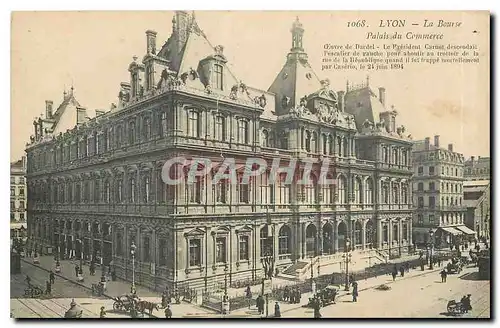 Cartes postales Lyon La Bourse Palais du Commerce