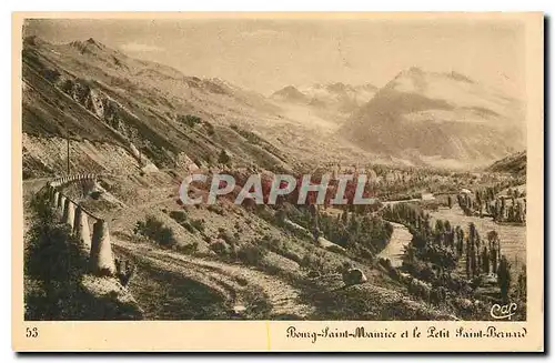 Cartes postales Bourg Saint Maurice et le Petit Saint Bernard