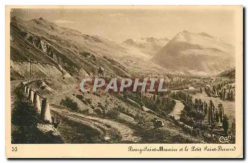 Cartes postales Bourg Saint Maurice et le Petit Saint Bernard
