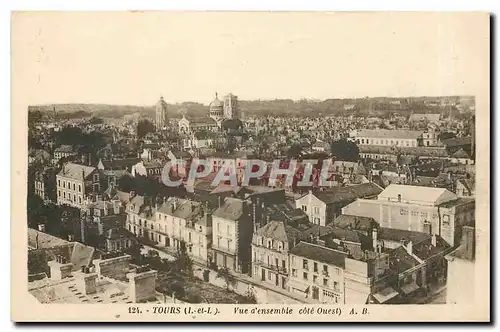 Cartes postales Tours L et L Vue d'Ensemble cote Ouest