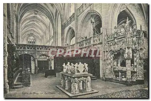 Cartes postales Eglise de Brou Le Choeur