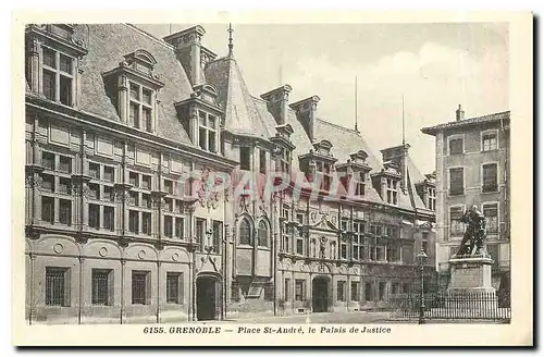 Cartes postales Grenoble Place St Andre le palais de justice