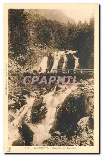 Ansichtskarte AK Cauterets Cascade du Lutour