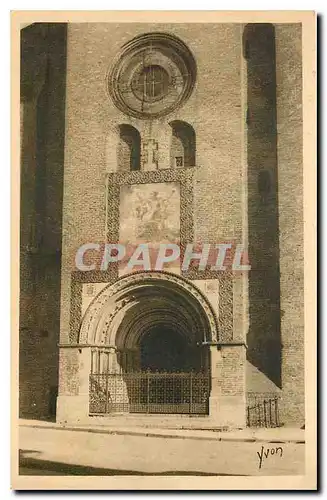 Cartes postales Montauban T et G Eglise St Jacques Le grand portail de la facade