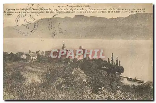 Cartes postales Abbaye d'Hautecombe