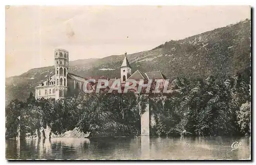 Moderne Karte Lac du Bourget Abbaye d'Hautecombe