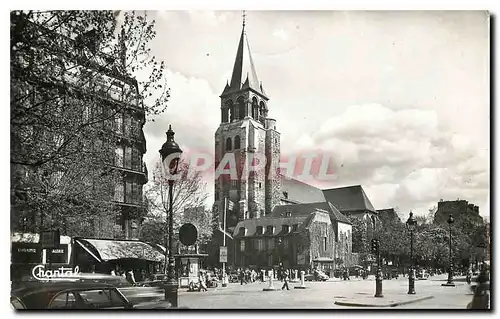 Moderne Karte Paris Eglise Saint Germain des Pres