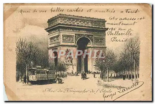 Cartes postales Arc de Triomphe de l'Etoile