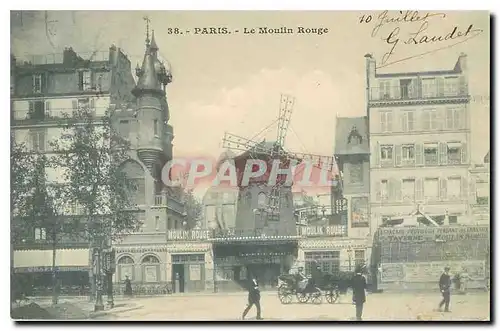 Cartes postales Paris Le Moulin Rouge
