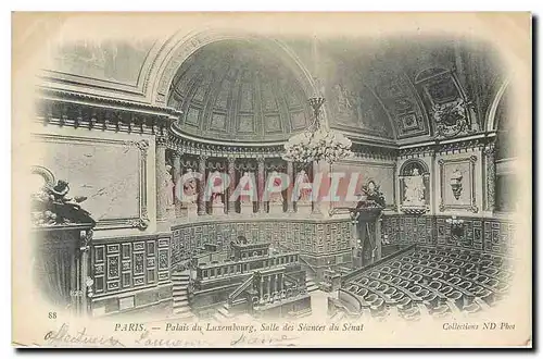 Cartes postales Paris du Luxembourg Salle des Seances du Senat