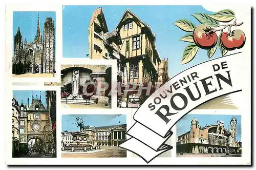 Cartes postales moderne Souvenir de Rouen