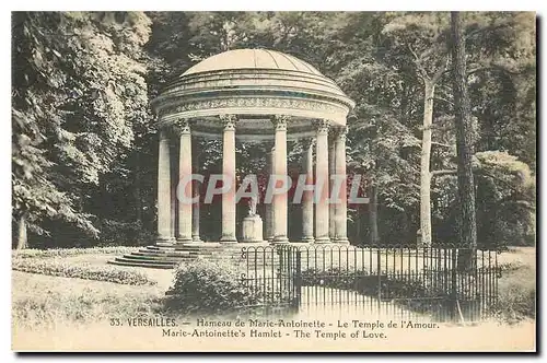 Ansichtskarte AK Versailles Hameau de Marie Antoinette Le Temple de l'Amour Marie Antoinettes Hamlet