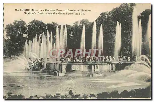 Ansichtskarte AK Versailles Les Grandes Eaux au Bassin de Neptune