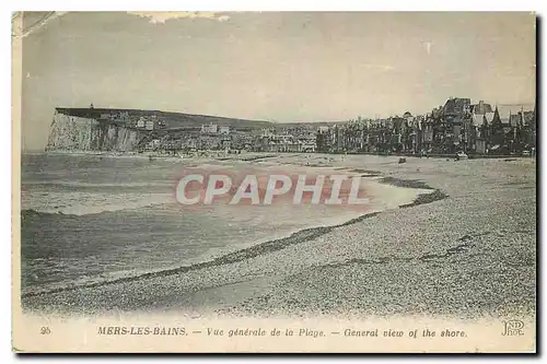 Cartes postales Mers les Bains Vue generale de la Plage