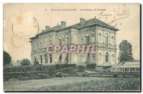 Cartes postales Environs d'Ecouche Le Chateau de Serans