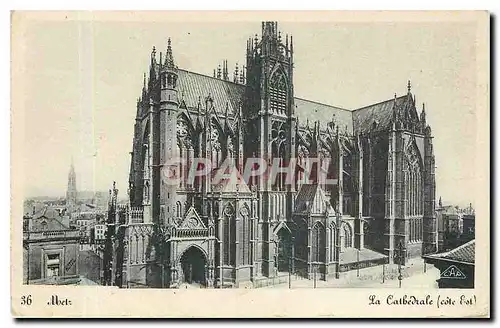 Ansichtskarte AK Metz La Cathedrale Cote Est