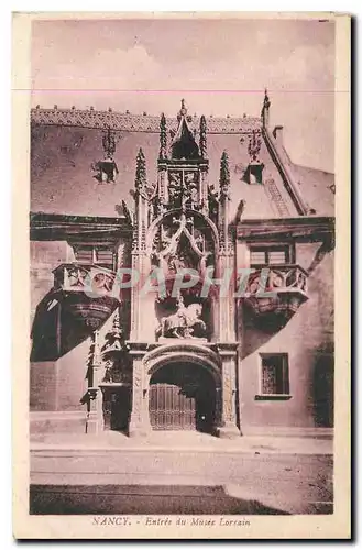 Cartes postales Nancy Entree du Musee Lorrain